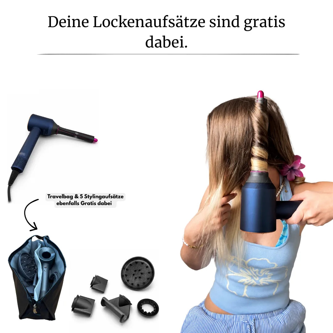 Melura™ AirStyler 5in1 - Hochleistungsföhn