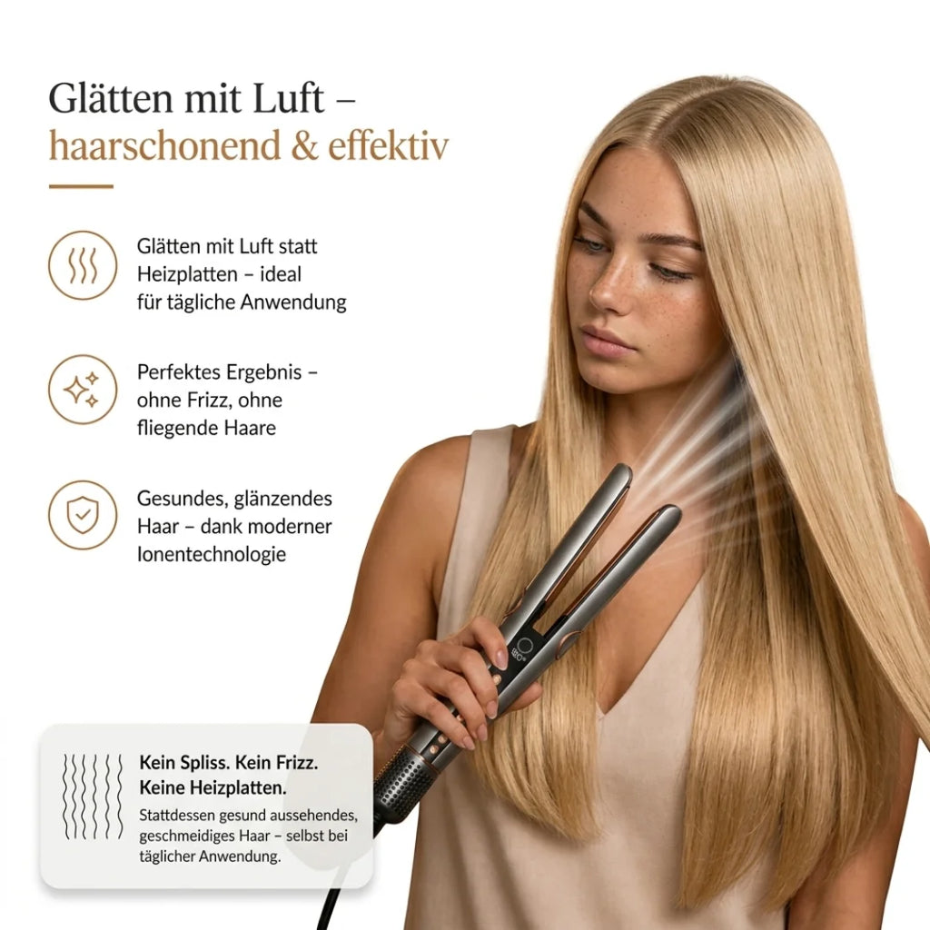 Melura™ AirStraight Haarglätter mit Luft-Technologie