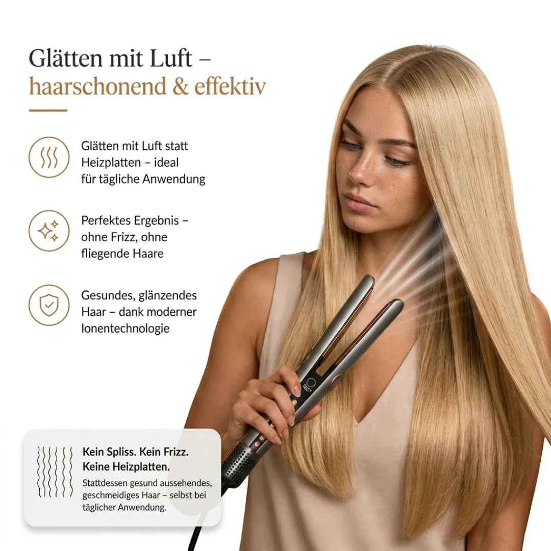 Melura™ AirStraight Haarglätter mit Luft-Technologie