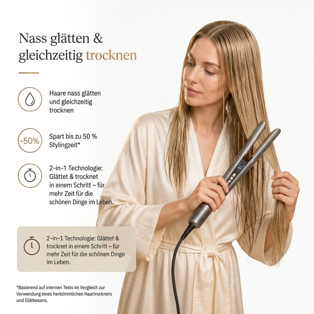 Melura™ AirStraight Haarglätter mit Luft-Technologie