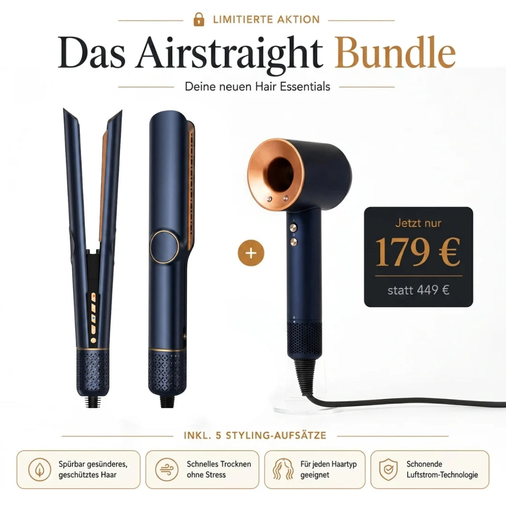 Melura™ AirStraight Haarglätter mit Luft-Technologie
