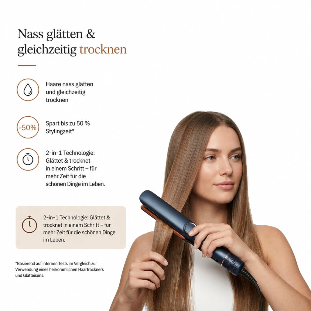 Melura™ AirStraightner Haarglätter mit Luft-Technologie