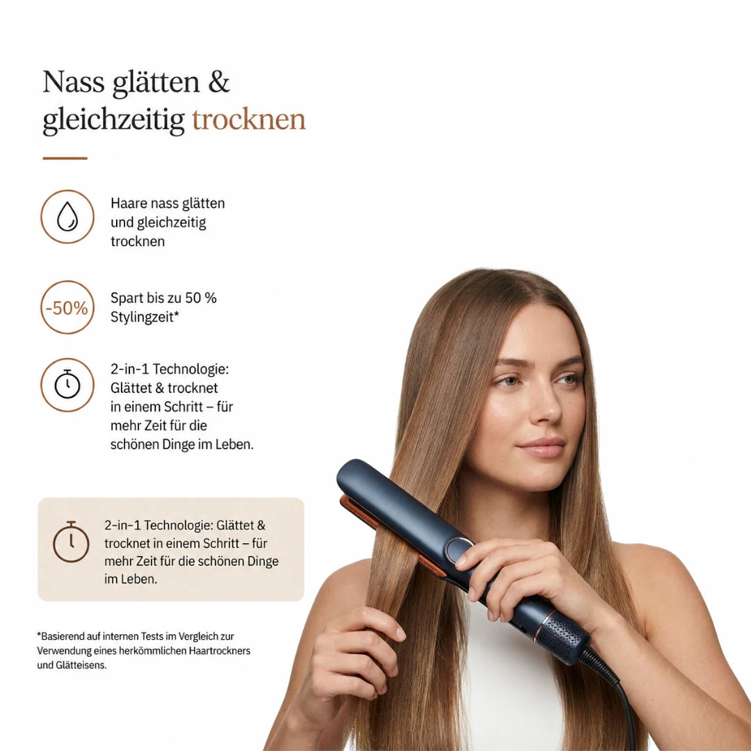 Melura™ AirStraightner Haarglätter mit Luft-Technologie