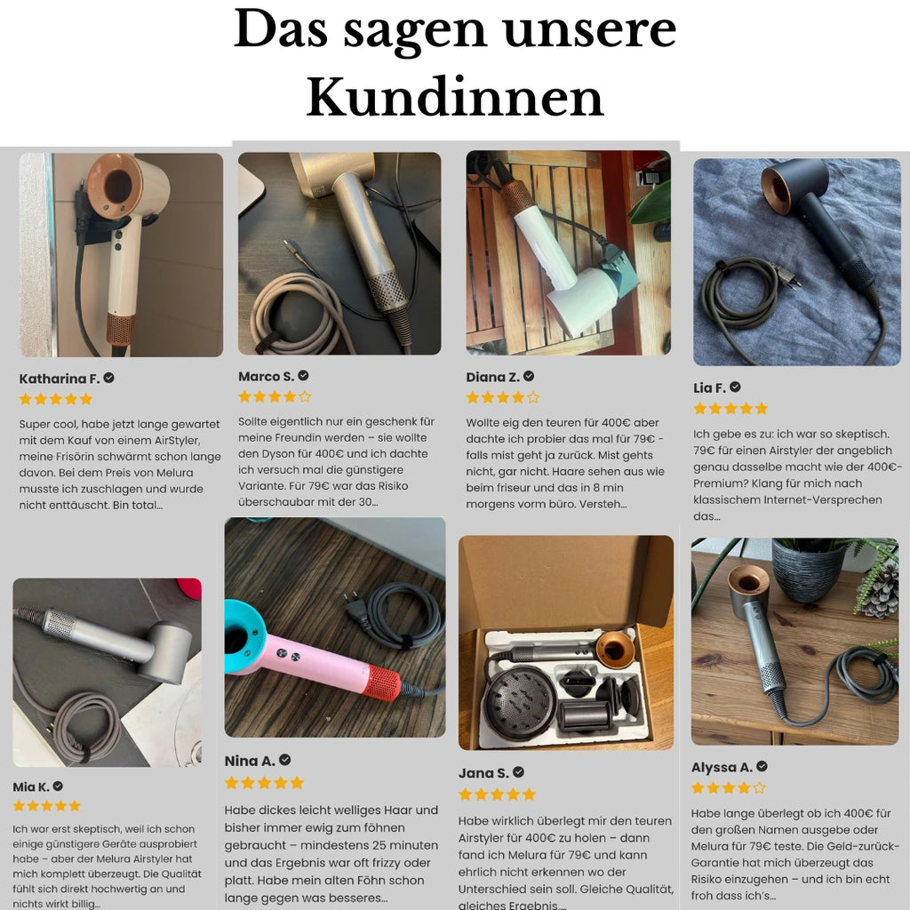 Melura™ AirStyler 5in1 - Hochleistungsföhn