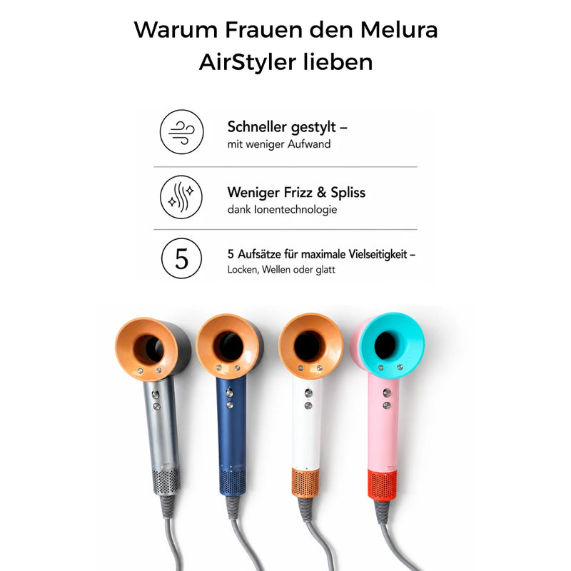 MELURA AirStyler™ Anti-Frizz 5in1